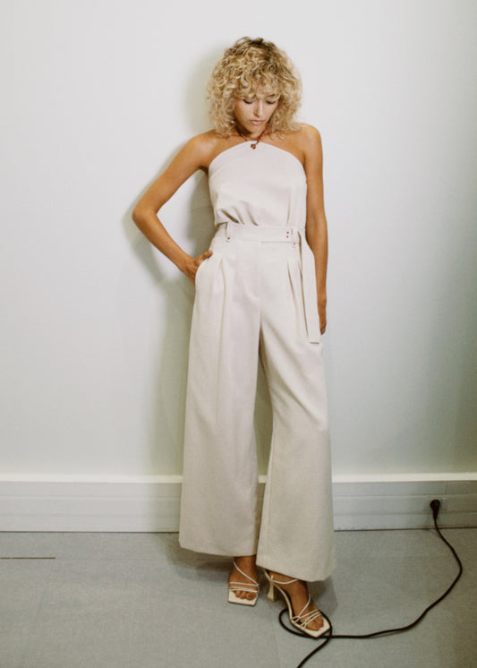Lennox Pants in Off White - Ready to go