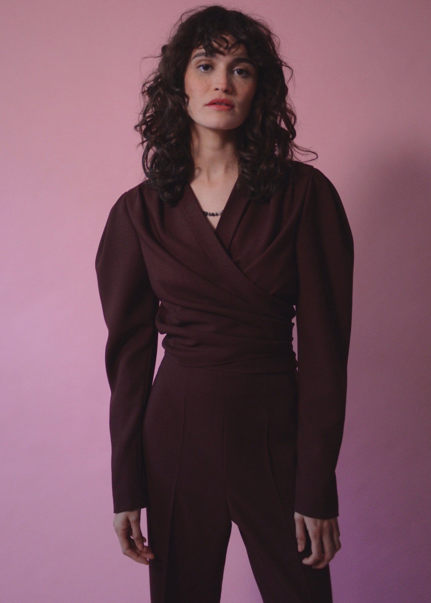 Pantalon Maroubra Bordeaux - Prêt à partir
