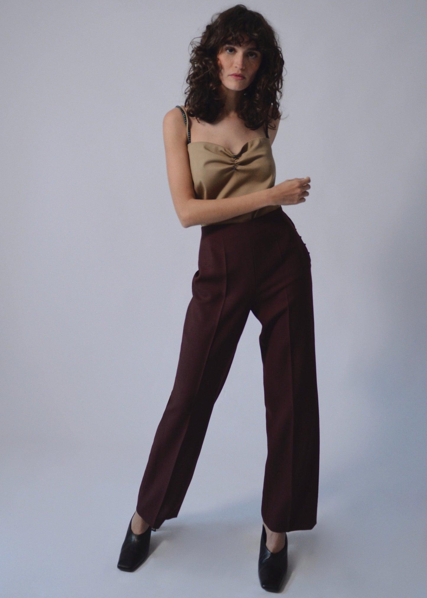 Pantalon Maroubra Bordeaux - Prêt à partir
