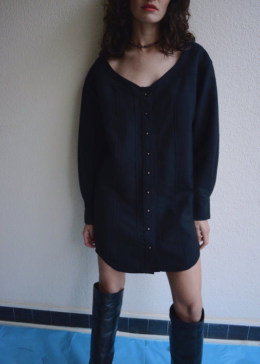 Robe Umina Noire - Prêt à partir