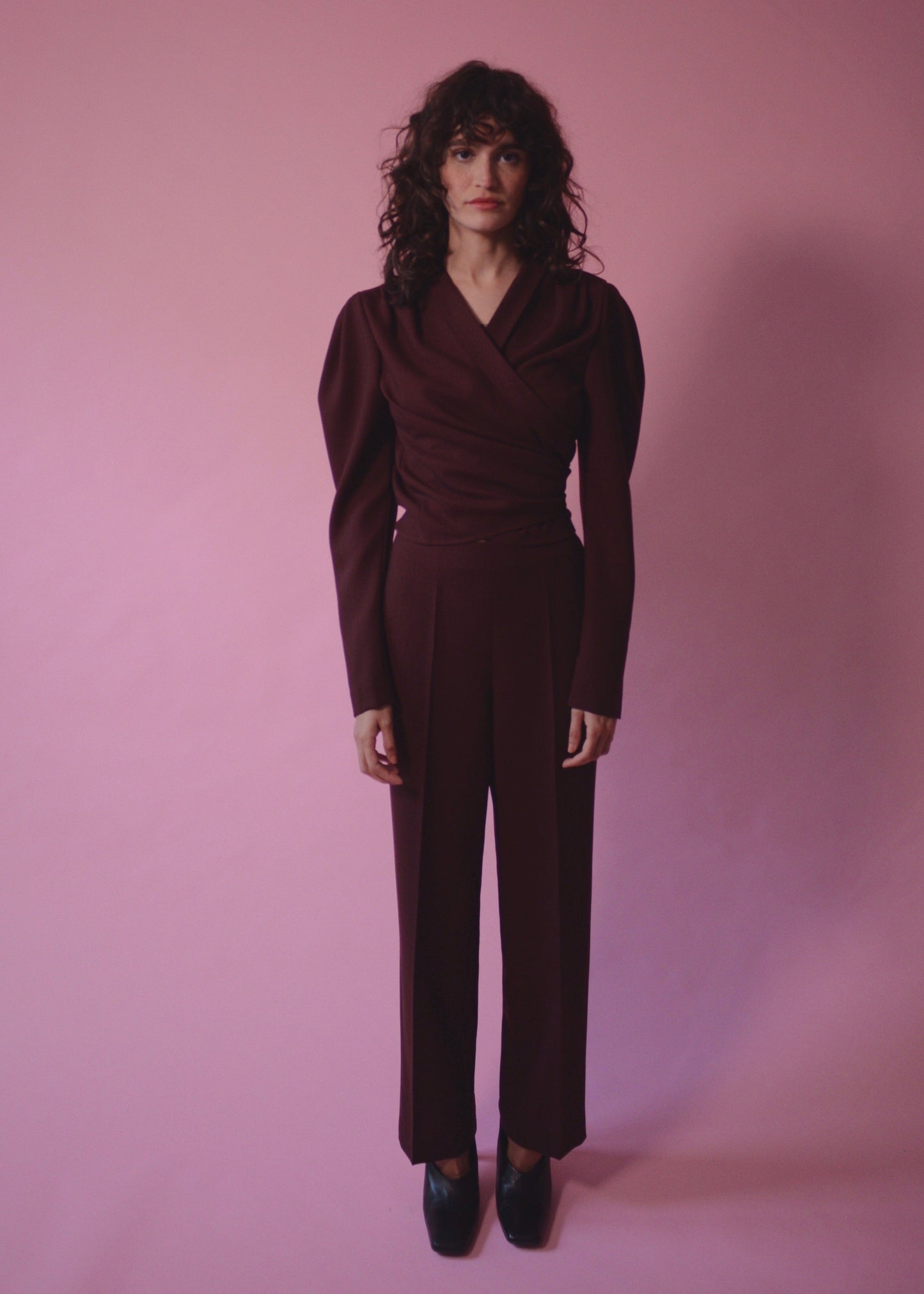 Pantalon Maroubra Bordeaux - Prêt à partir