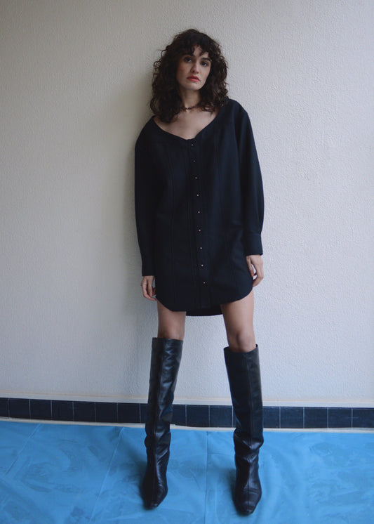 Robe Umina Noire - Prêt à partir