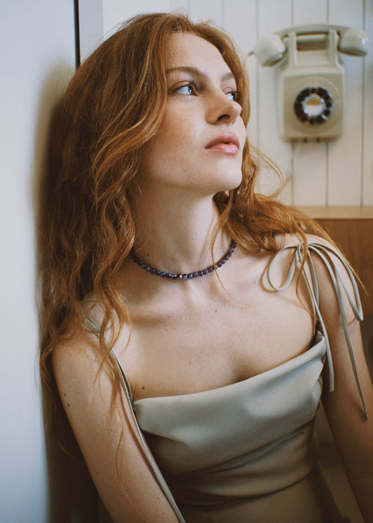 Robe Mona Sable - Prêt à partir