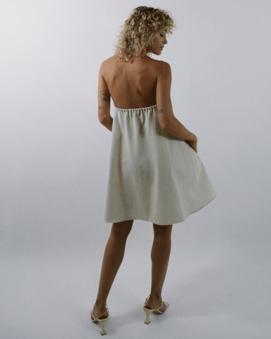 Fairhaven Dress in Off White - Ready to go
