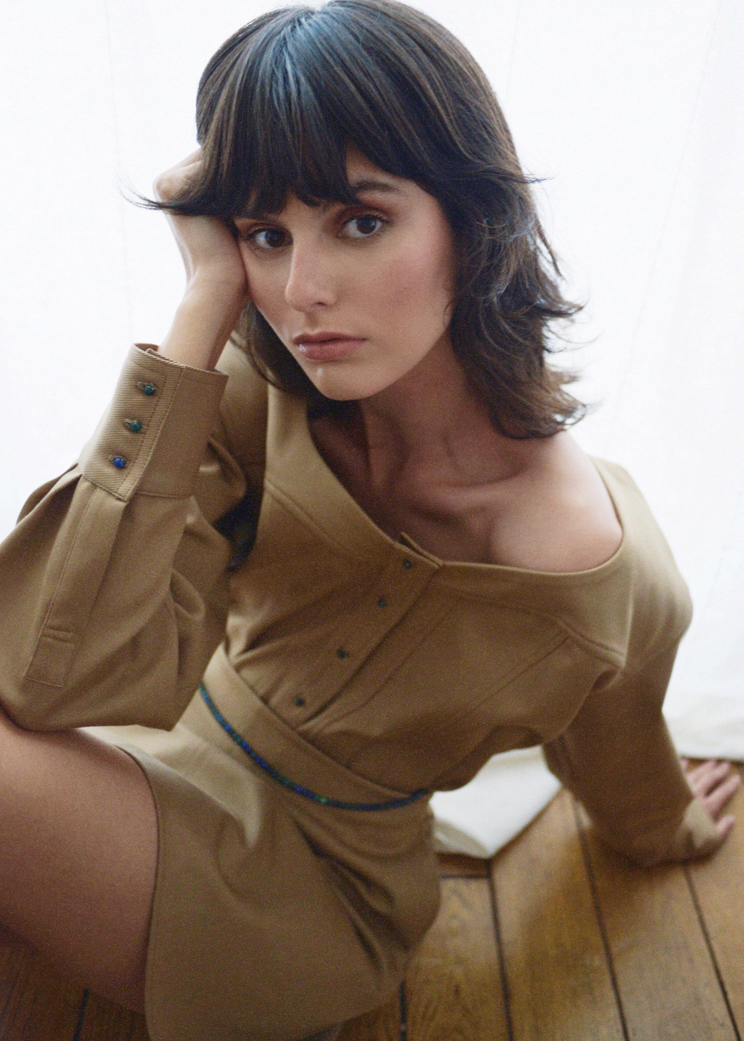 Robe Umina Beige - Prêt à partir