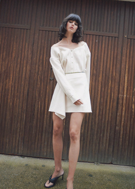 Jupe Coogee Écrue - Prêt à partir