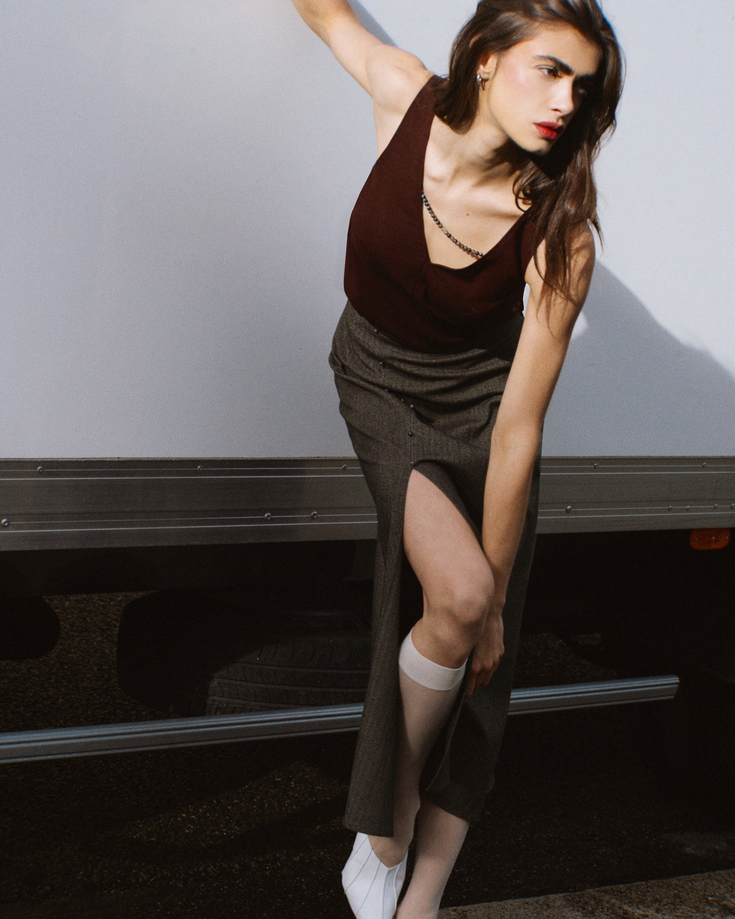 Bells Top in Burgundy - Ready to go