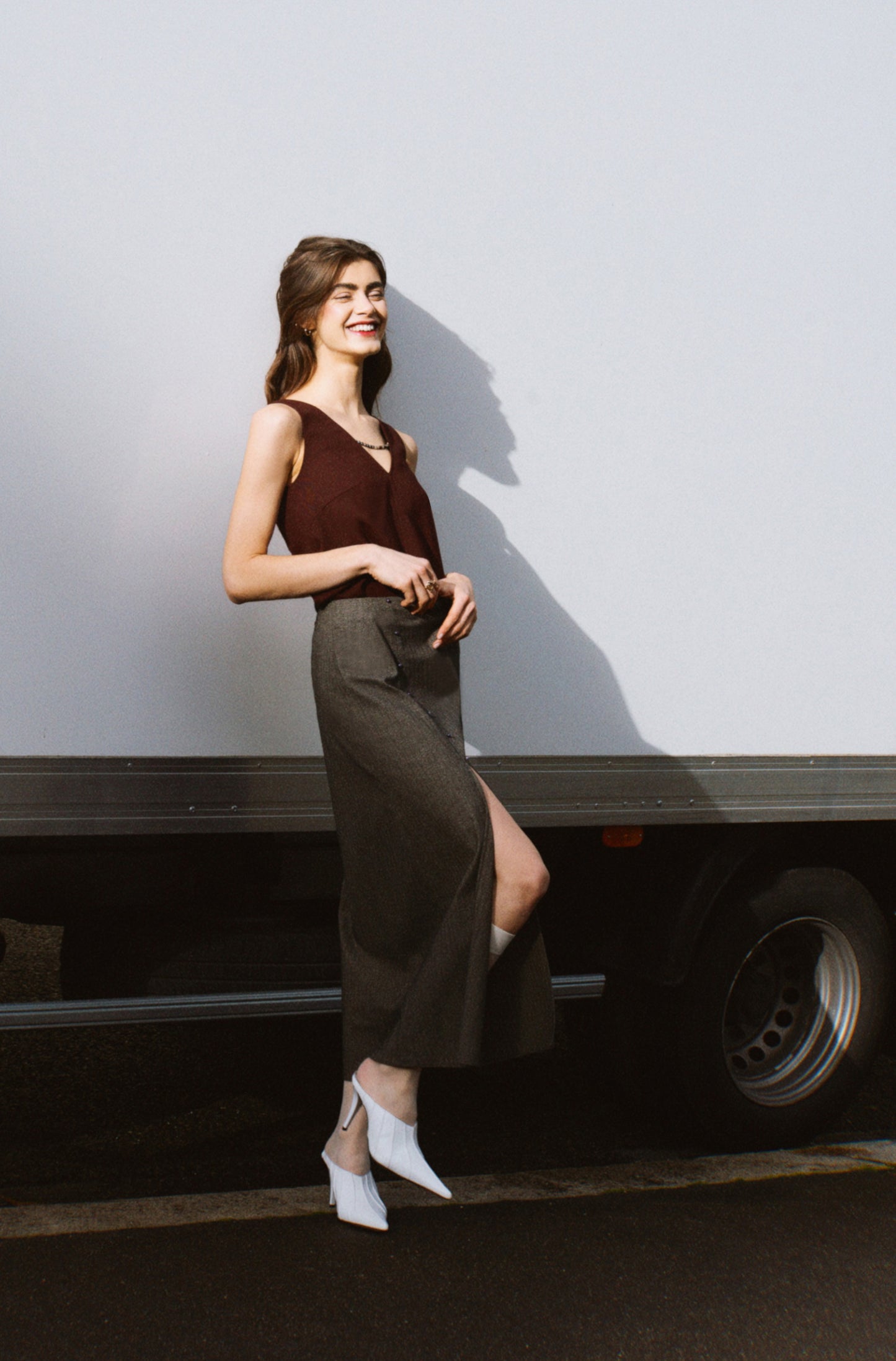 Bells Top in Burgundy - Ready to go