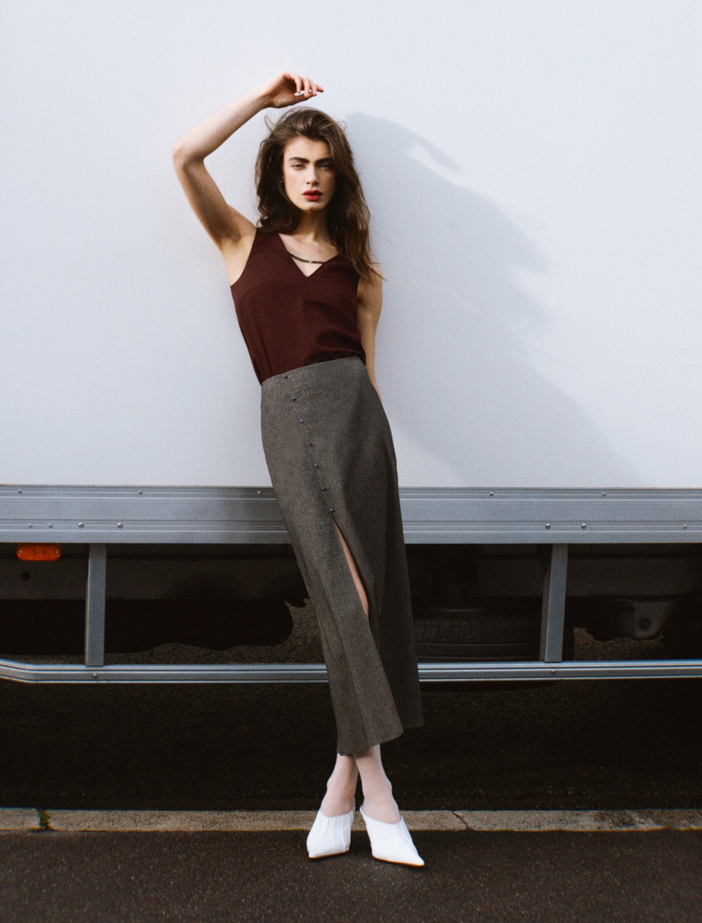Bells Top in Burgundy - Ready to go
