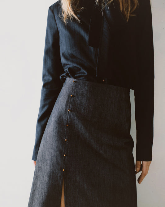 Manly Skirt in Denim - Ready to go