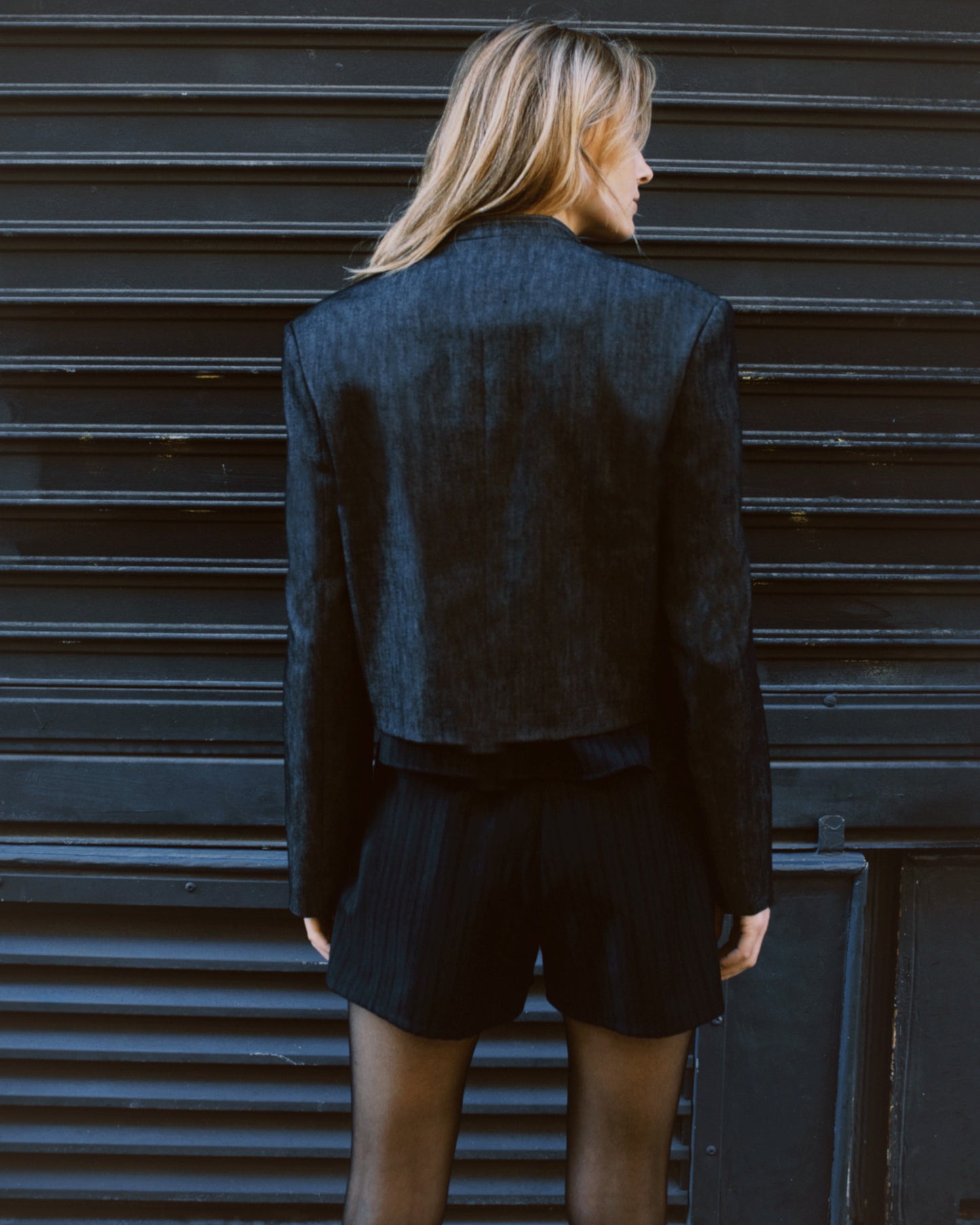 Short Fraser Rayures noires - Prêt à partir