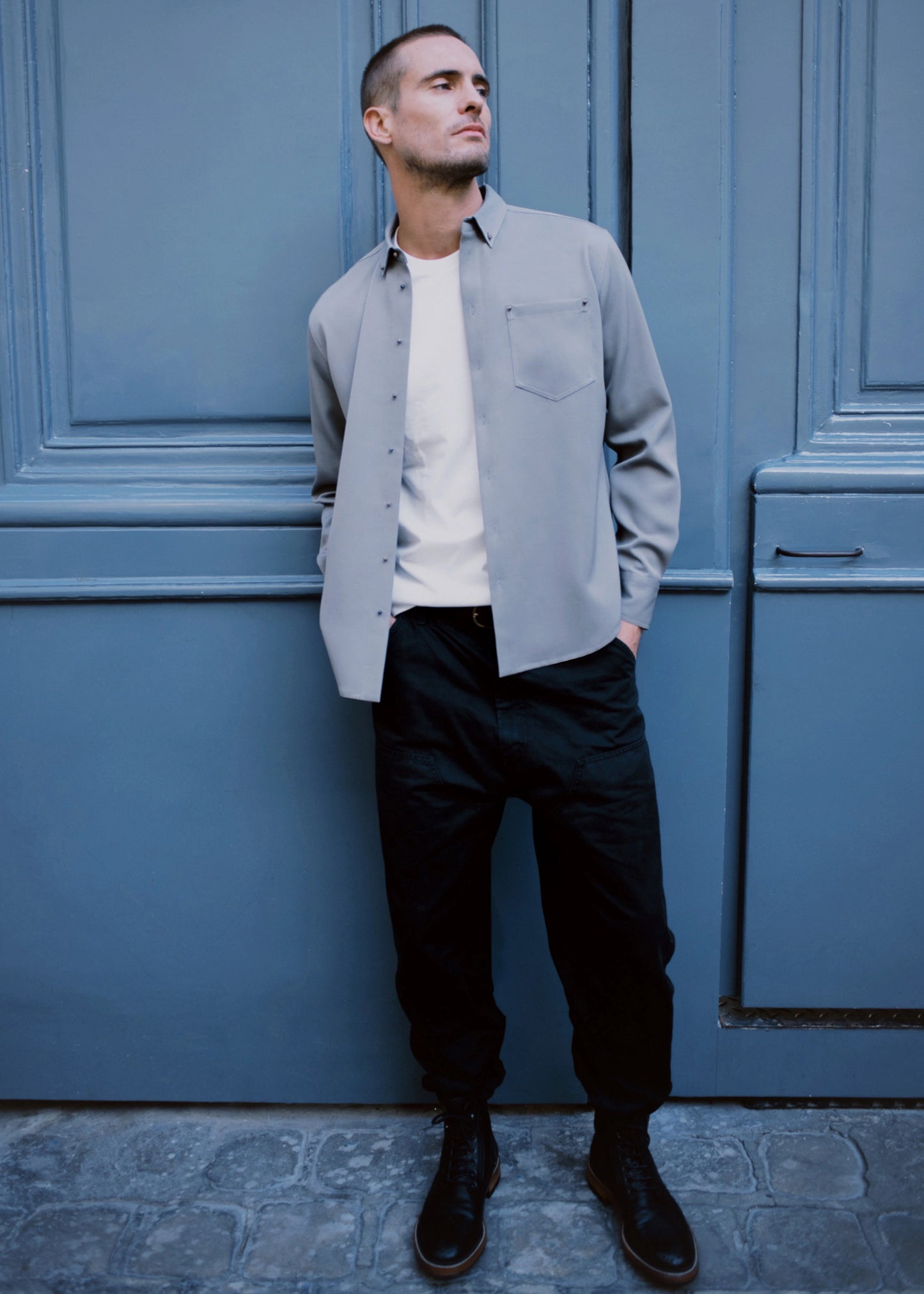 Marley Shirt in Grey - Ready to go