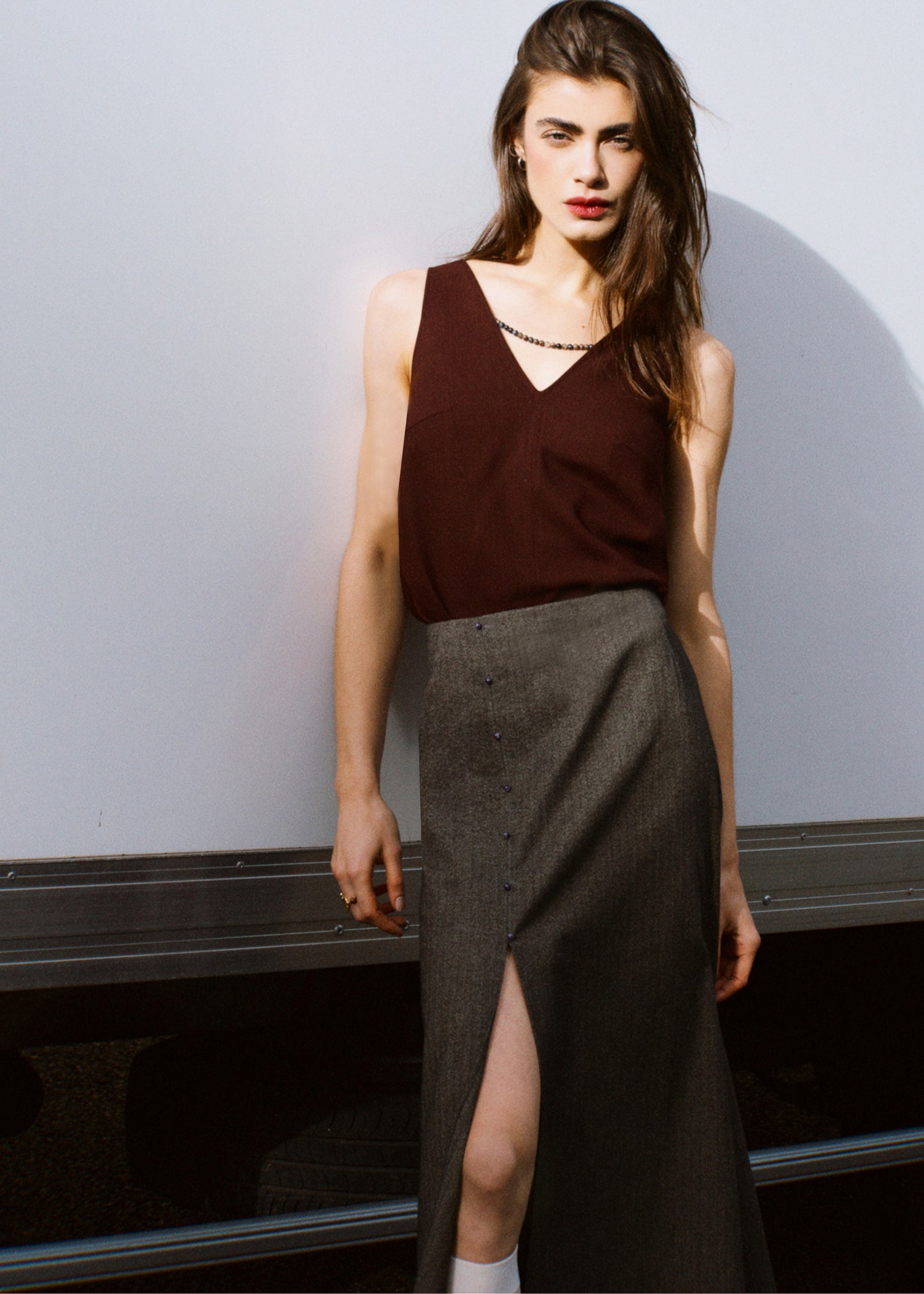 Bells Top in Burgundy - Ready to go