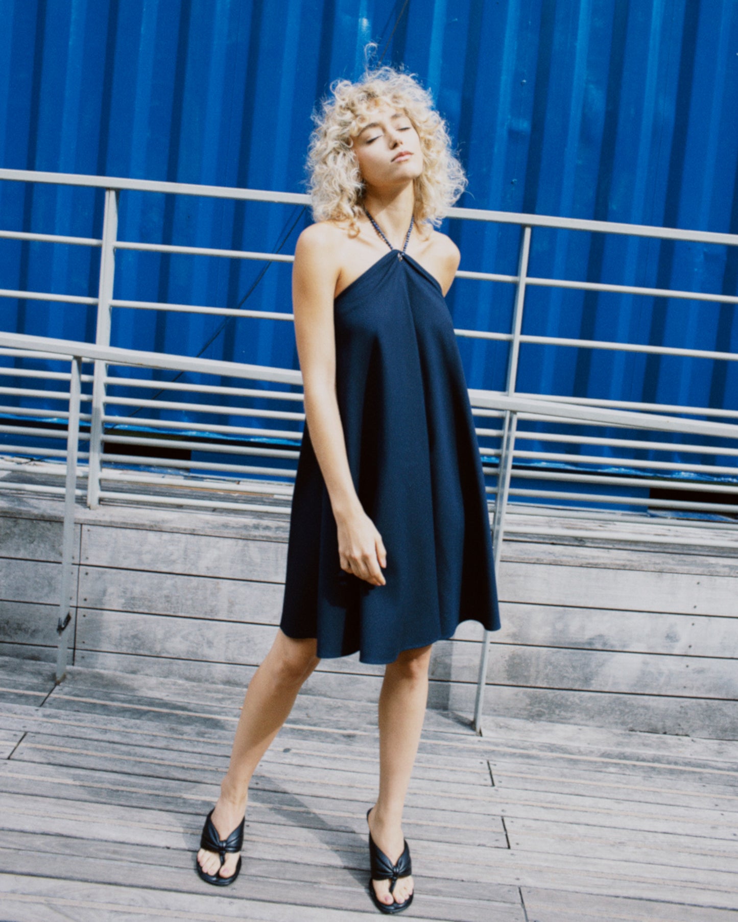 Fairhaven Dress in Navy - Ready to go