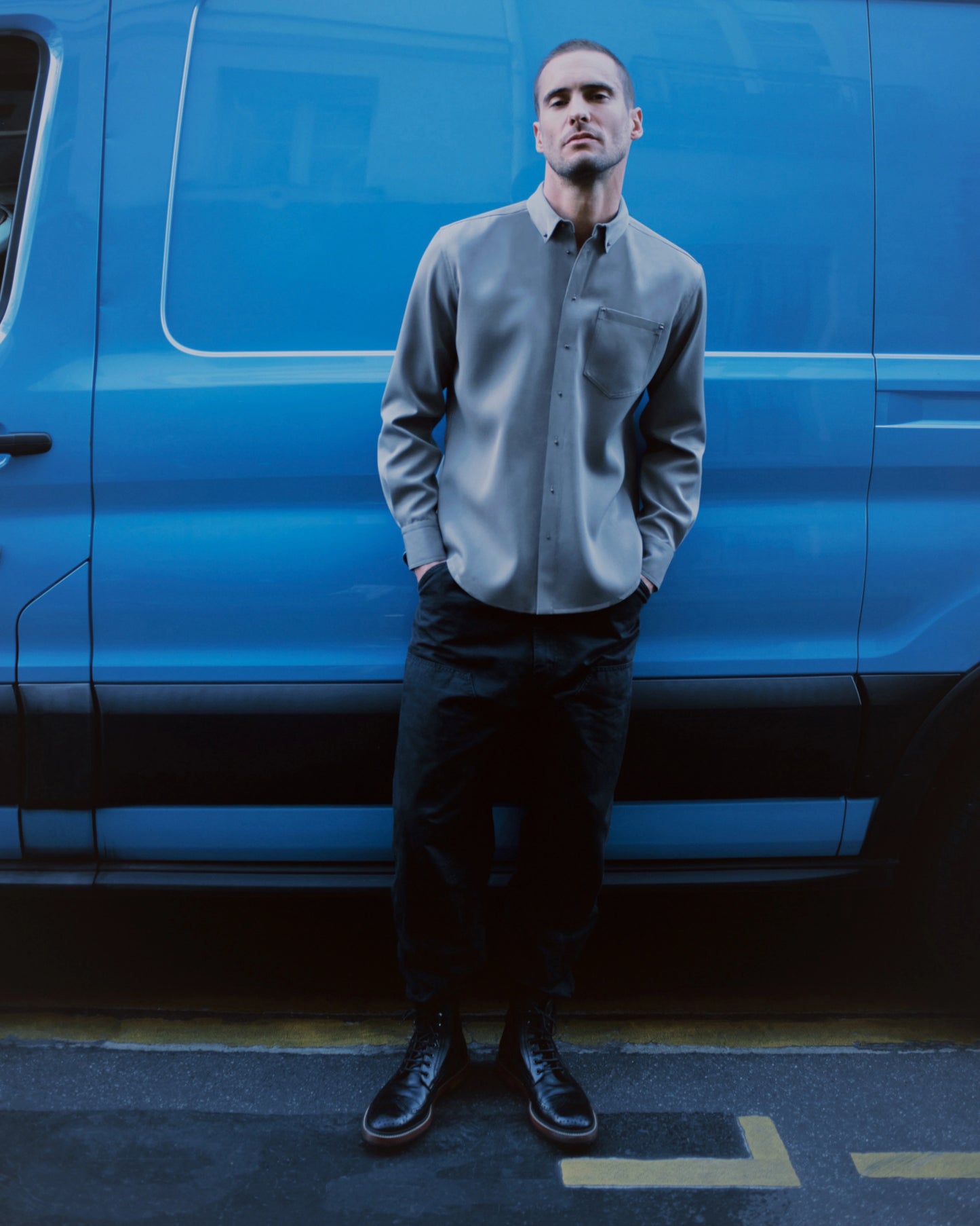 Marley Shirt in Grey - Ready to go