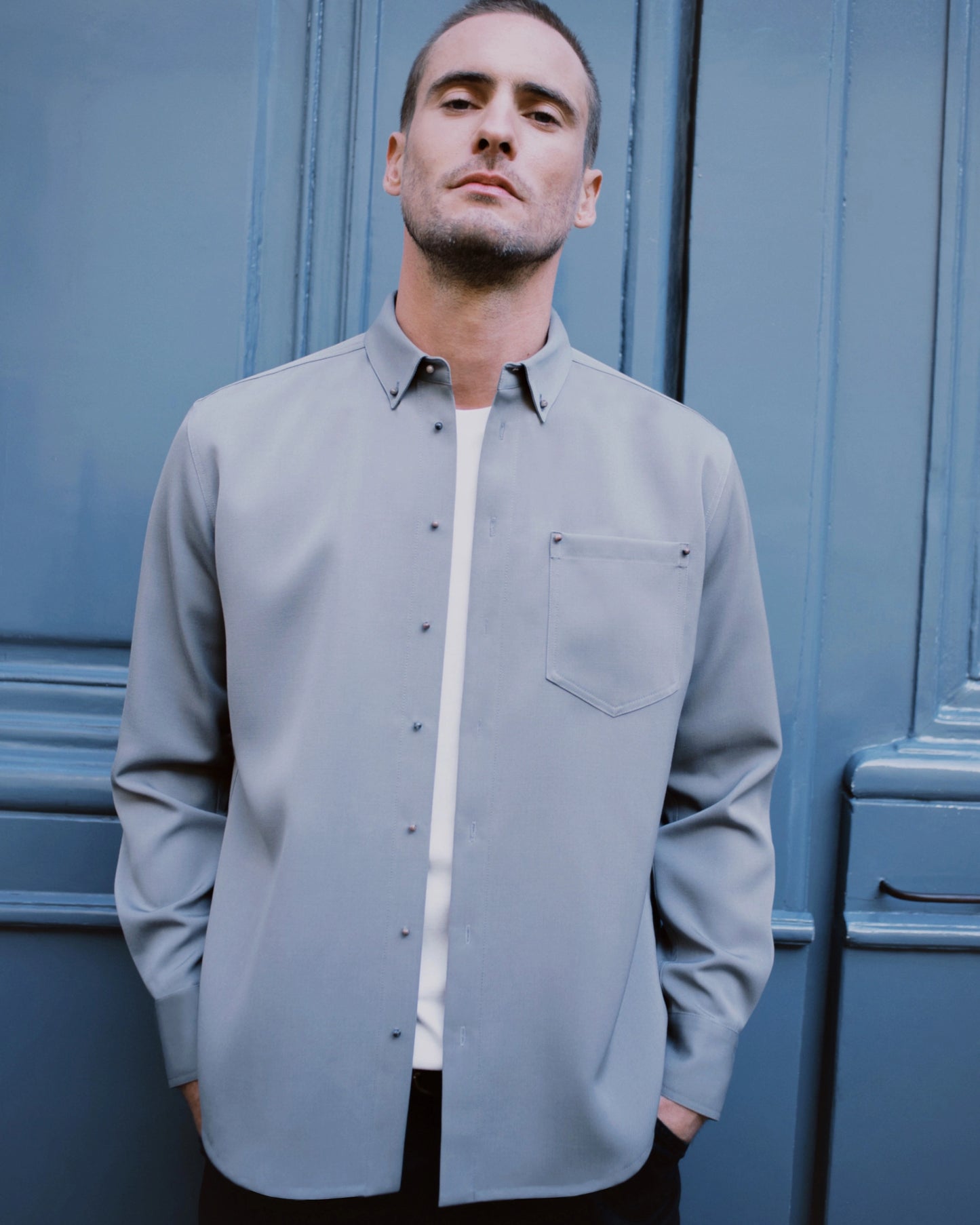 Marley Shirt in Grey - Ready to go