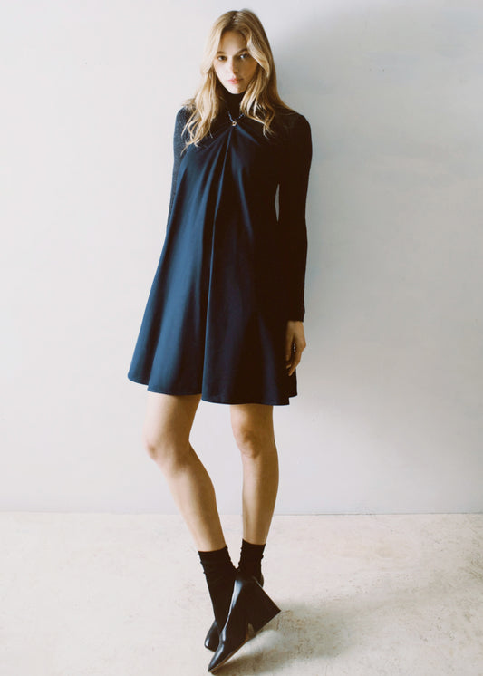 Fairhaven Dress in Navy - Ready to go